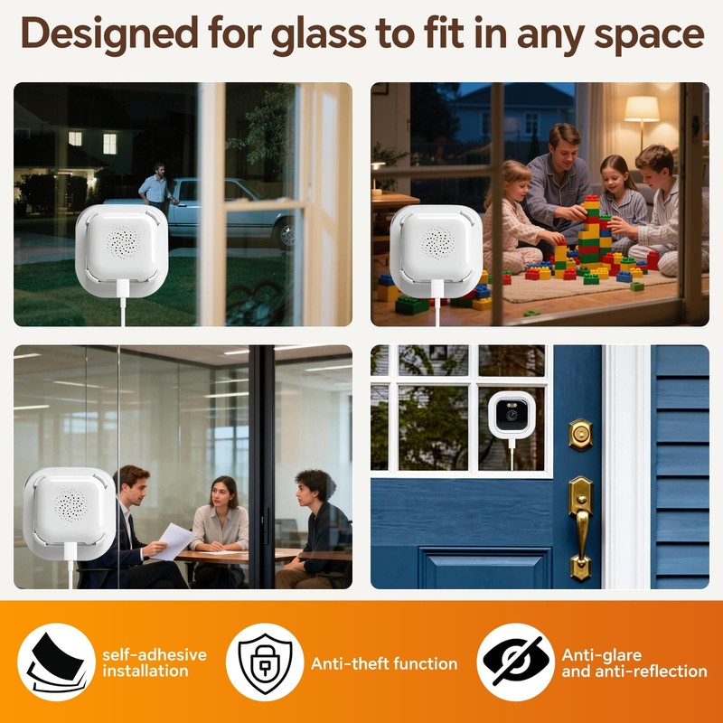 3MP 2K Window Camera, 2.4GHz & 5GHz WiFi Indoor Cameras for Home Security wit... gallery