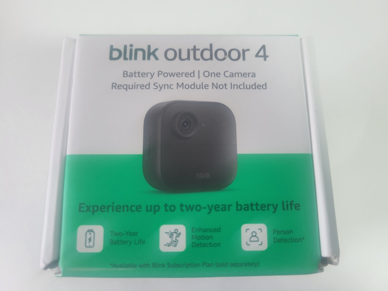 Blink Outdoor 4 (4th Gen) Wire-Free Smart Security Add On Camera HD 2-Way Audio