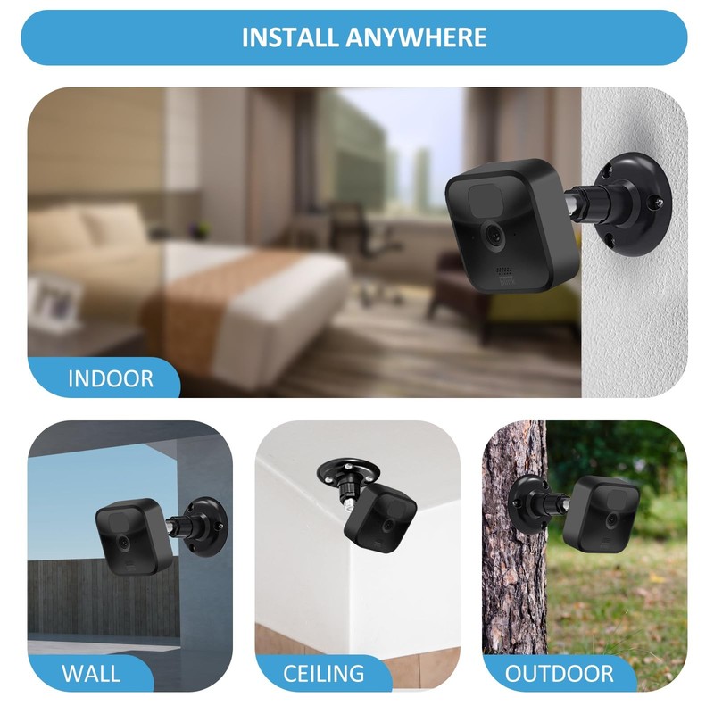 Blink Outdoor Camera Mount, 360 Deg Adjustable Indoor/Outdoor Wall Mount Bracket gallery