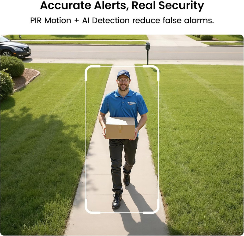 2K Solar Security Cameras Wireless Outdoor, Solar Outdoor Camera for Home Securi gallery