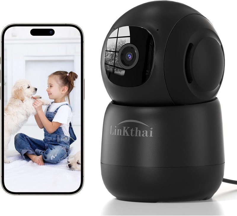 2K Camara De Seguridad 2.4 GHz Para Casas Cuarto Bebe Interior Con Audio Sensor