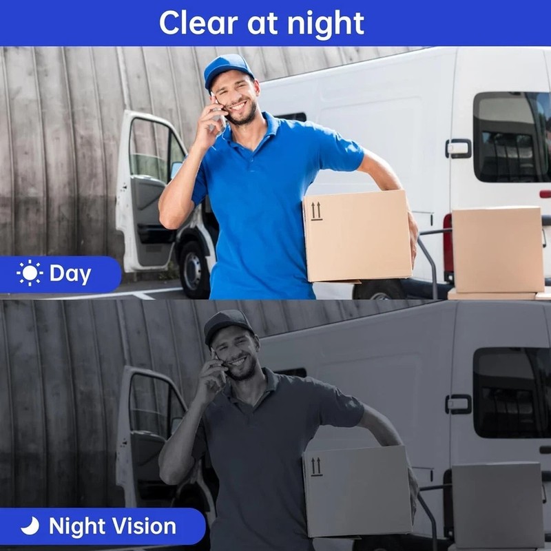 Allesin Video Doorbell Camera with Chime Ringer, Wireless Doorbell Camera, Sm... gallery