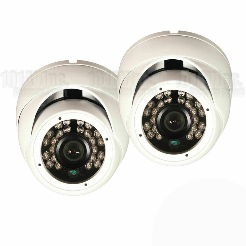 1000TVL CCTV Outdoor Dome Security Camera 3.6mm Fixed Lens WDR Smart IR