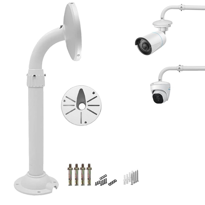 Mount Bracket 6 inch Base,15.7inch-23.6 inch Extendable J-Pole with Reolink A…