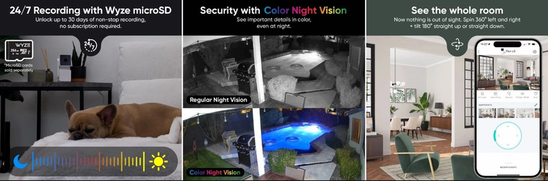 ✅ New Sealed: Wyze Cam Pan v3 360° 1080p Security Camera with Night Vision ✅ gallery