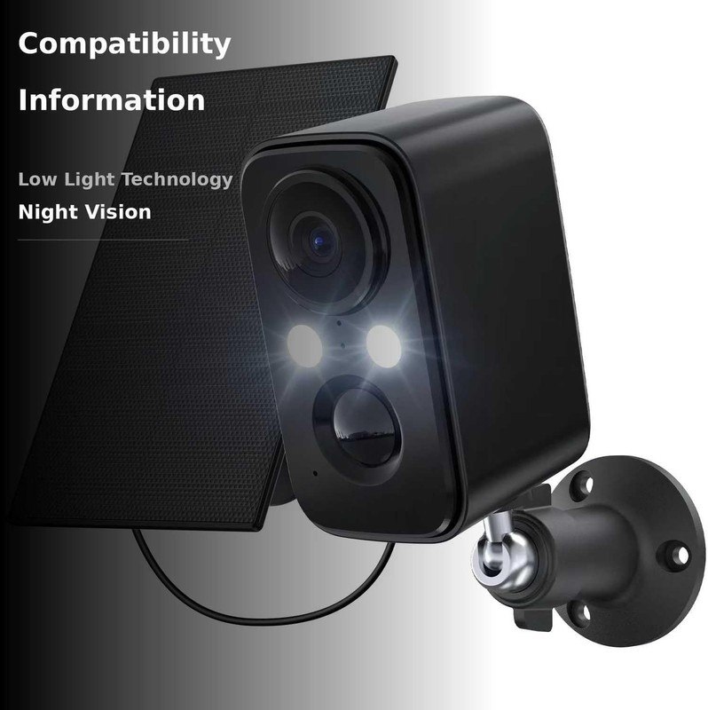 Battery Powered Outdoor Camera with Infrared Night Vision and Alarm Feature gallery