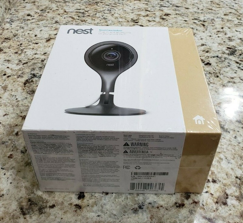 NEST Cam Indoor Smart Security Camera Model NC1102ES - Sealed NEW gallery