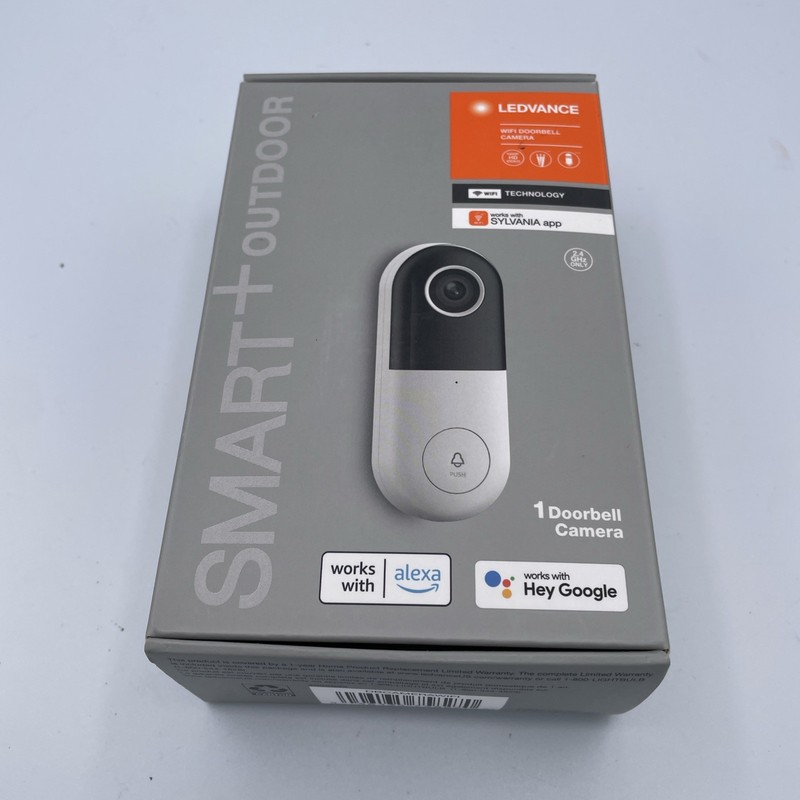 NEW SEALED LEDVANCE Smart+ WiFi Doorbell Camera Sylvania Alexa Google”