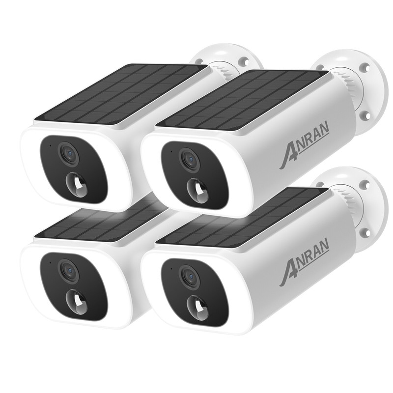 ANRAN 5MP Wireless Security Camera System Outdoor Solar Battery WiFi Home Camera
