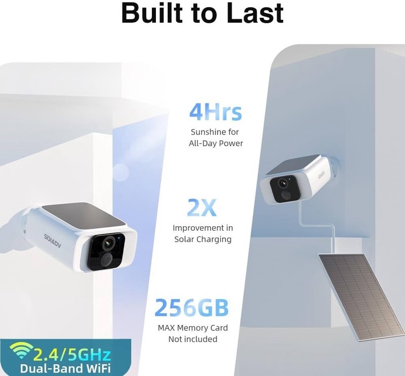 Security Camera Wireless Outdoor,Battery Powered, 2K Color Night Vision, Came... gallery