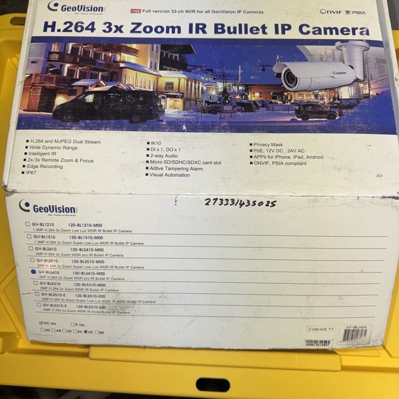 Geovision GV-BL220D 2 Megapixel 1080P HD IR Bullet IP Camera gallery