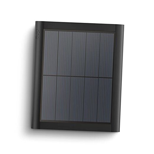 Solar Panel (2nd Generation), 4W for Outdoor Cam Plus, Outdoor 1 Solar Black