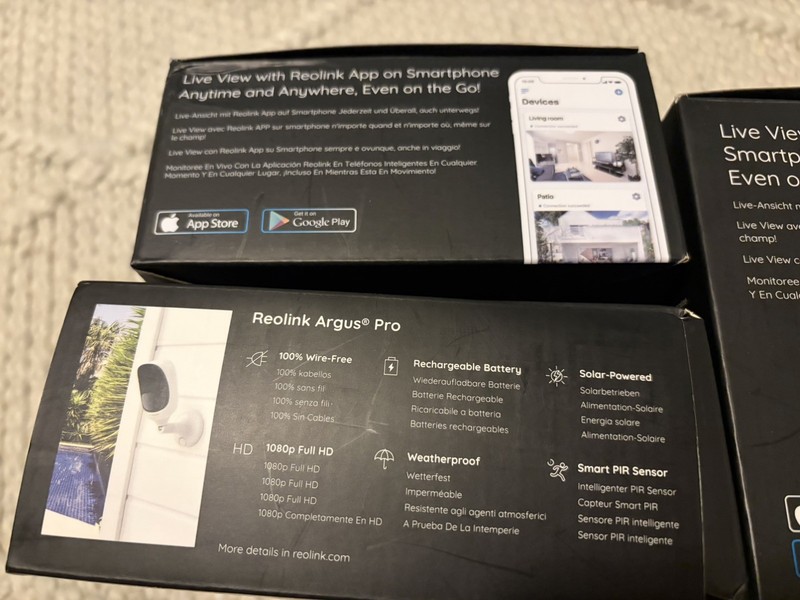 reolink security cameras Lot Of 4 Reolink Argus Pro, Argus 2 Read description gallery