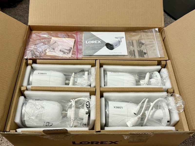 Lorex Security System Bundle - 4K NVR, Cameras, Dome Camera & 2K Video Doorbells gallery