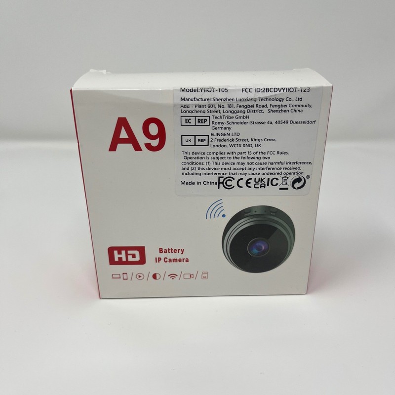 A9 HD Battery IP Camera Model YIOT -T05 WiFi