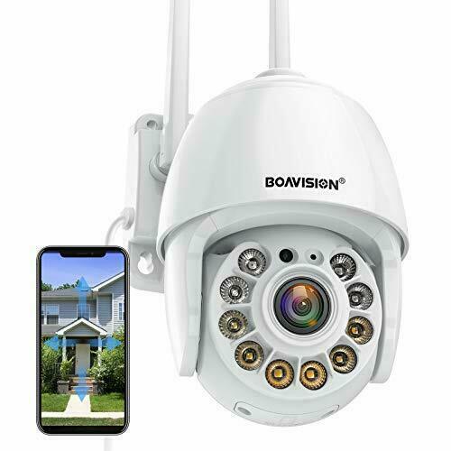 Security Camera Outdoor, Wireless WiFi IP Camera Home Security System 360° View,
