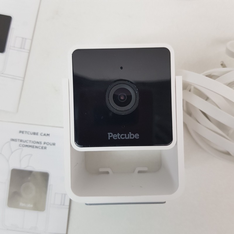 Petcube Cam Pet Monitoring Camera with Built-in Surveillance - 1080p HD - White gallery