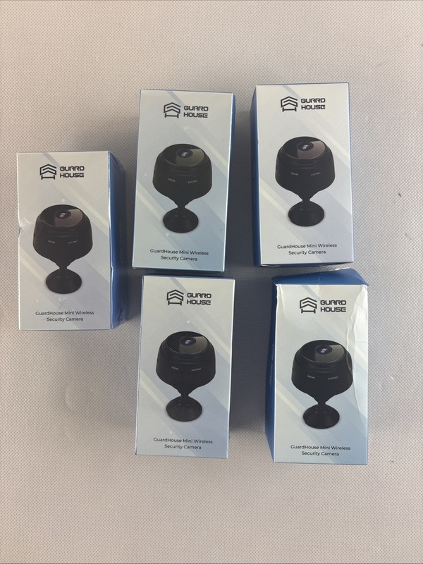 [NEW] Guard House Mini Wireless Security Camera Lot Of 5