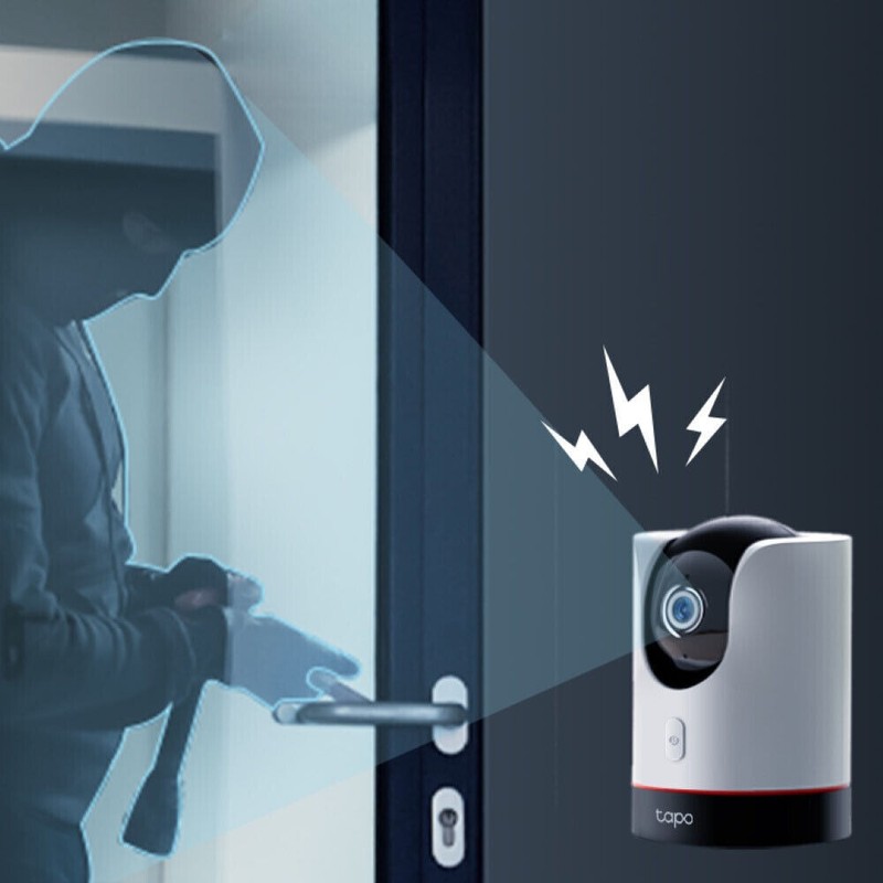 NEW ⭐️ TP-Link - Tapo Pan-Tilt Indoor 2K Wi-Fi Security Plug-In Camera gallery