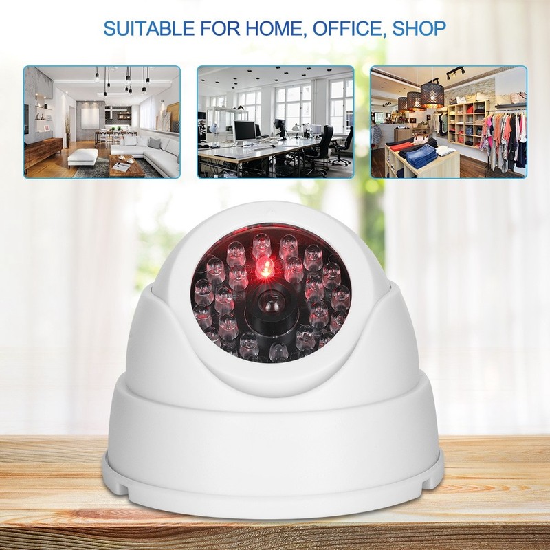 Dummy Dome Surveillance Camera With 30pcs Dummy IR LEDs For Home gallery