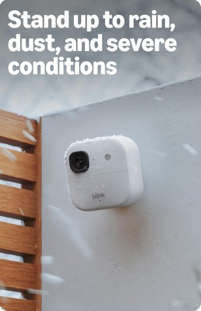 Blink Outdoor 2K+ 5 Camera Wireless Security System w/ Sync Module White gallery