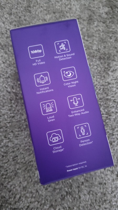 New Roku Indoor Camera SE WiFi Connected Smart Home Wired Security Surveillance gallery