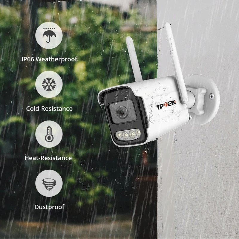 4K 8MP Outdoor IP Camera Wireless WiFi Security Surveillance Bullet gallery