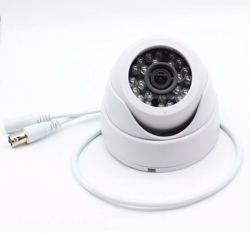 HD 1080P 2MP AHD CCTV Camera Dome Security IR Color Indoor, 24Leds 3.6mm lens gallery