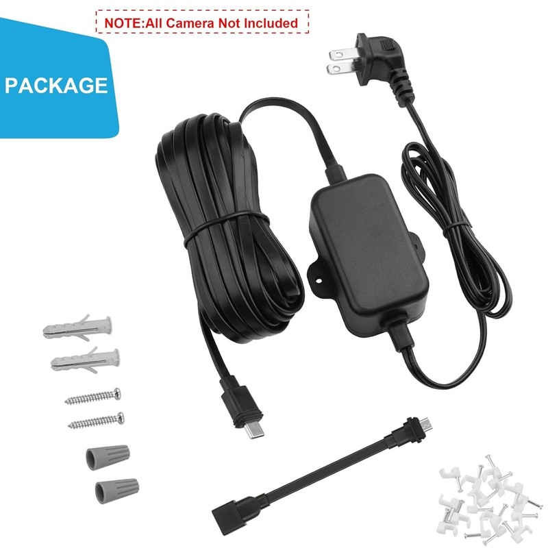 30ft Weather Resistant Power Adapter for Blink Mini 2,Blink Outdoor 4 4th Gen... gallery