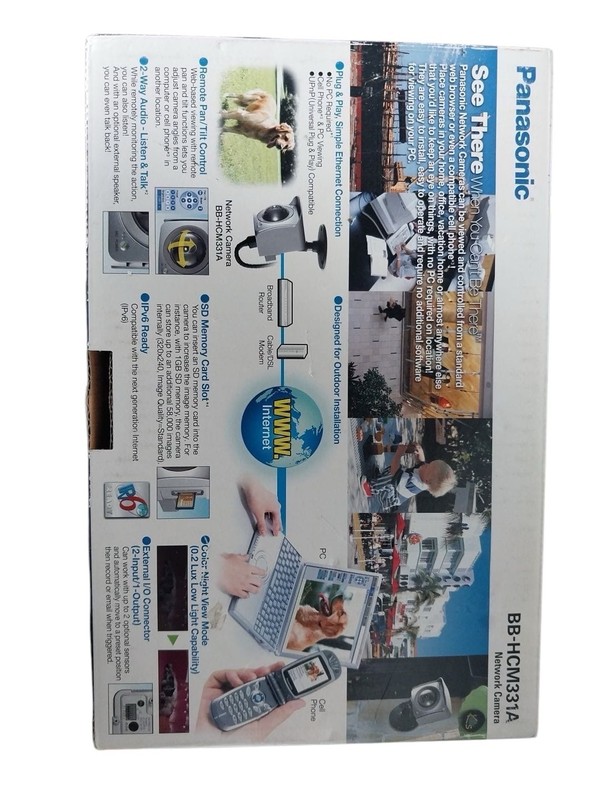 Panasonic BB-HCM311A IP Network Camera remote video monitoring outdoor ready new gallery