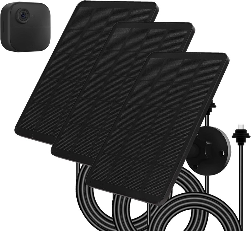 High Efficiency Solar Panel for Blink Outdoor 4 - 3 Pack with Waterproof Design gallery