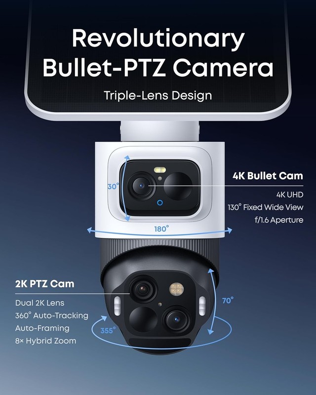 4K Solar Security Camera eufyCam S4 Outdoor gallery