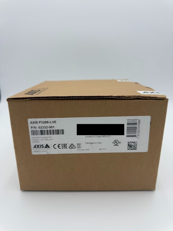 BRAND NEW - Axis P3268-LVE (02332-001) 4K UHD Outdoor IR IP Network Dome Camera gallery