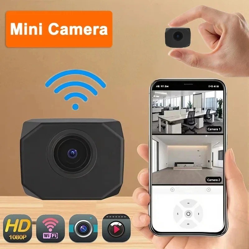 New 1080P HD Mini WiFi Camera AP Hotspot Remote Monitor Portable Small Camcorder