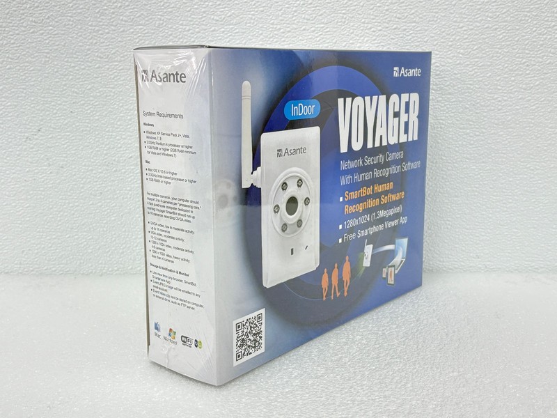 LOT OF 2 | Voyager Smartbot Network Security Camera Only - White NEW (SEALED) gallery