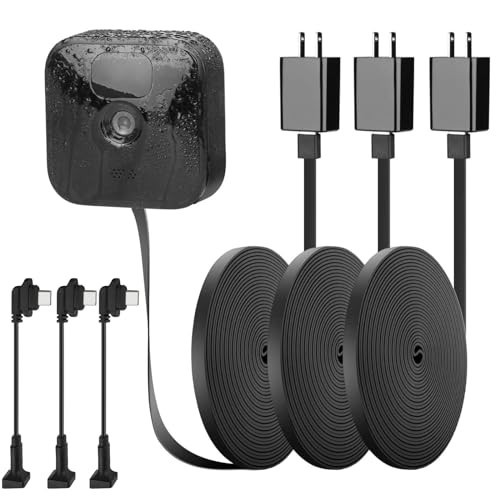 25ft Power Cable & Adapter for Blink Outdoor 4/XT3/XT2/XT - Weatherproof Flat Ch gallery