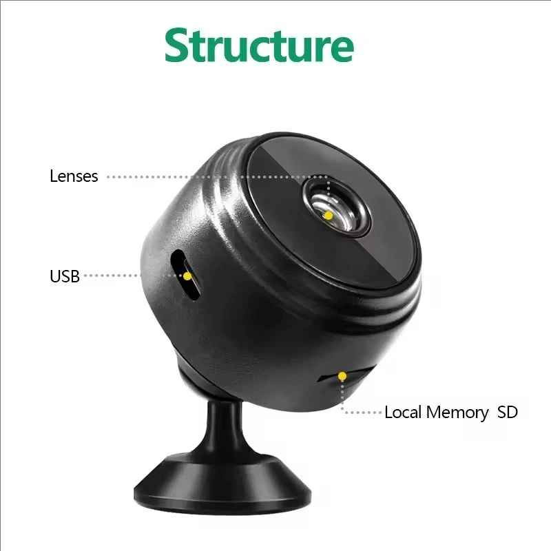 A9 WiFi Mini Camera Wireless Home Security Monitor gallery