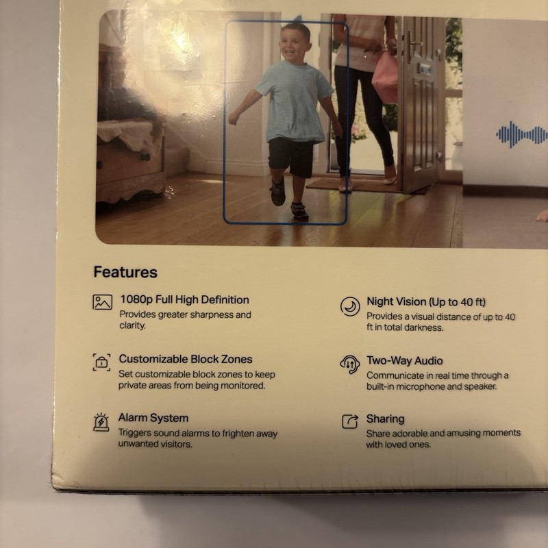 TP-Link Tapo Home Security 1080p Full HD Wi-Fi Camera Black C101 gallery
