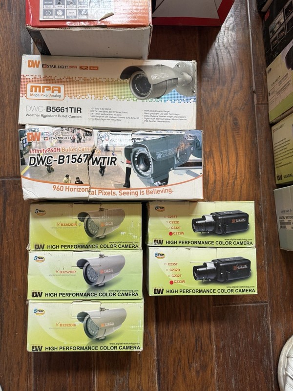 Digital Watchdog DW Camera Lot PTZ Dome Bullet IR Analog CCTV Bundle gallery
