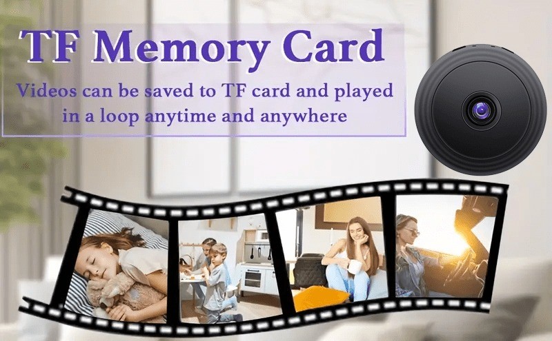 4pcs Practical WiFi Remote Camera with 170° Wide-Angle for Home, Office, Outdoor gallery
