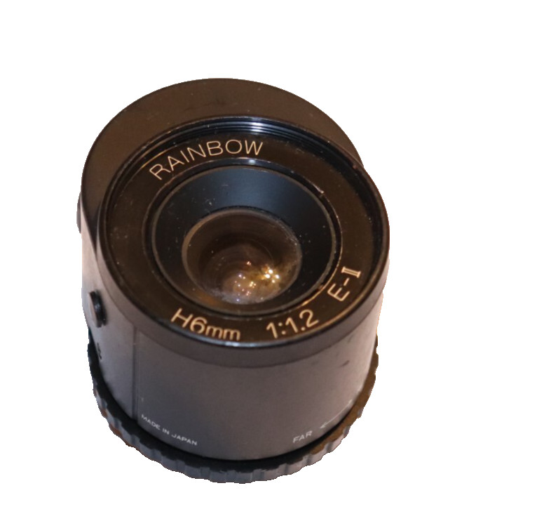 security camera lens replacement -RAINBOW -H6MM 1:1.2 E-II Lens