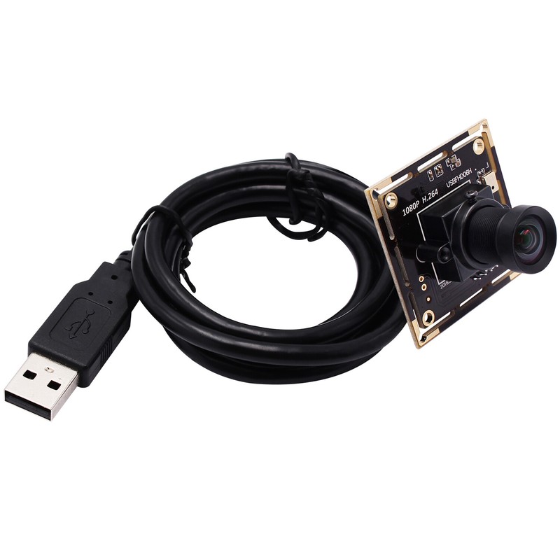 H.264 USB Webcam Sony IMX322 Low Light usb camera module w/ No distortion lens gallery