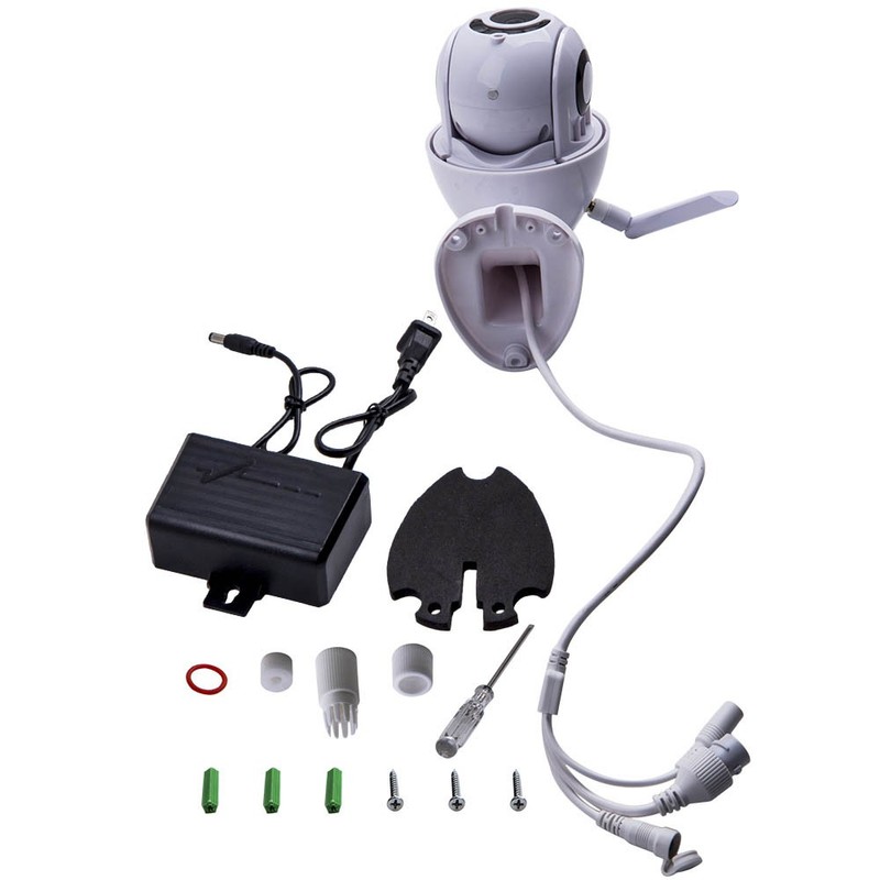 Wall Mount 1080P PTZ Security IP Camera Wireless Outdoor CCTV 5X Zoom IR gallery