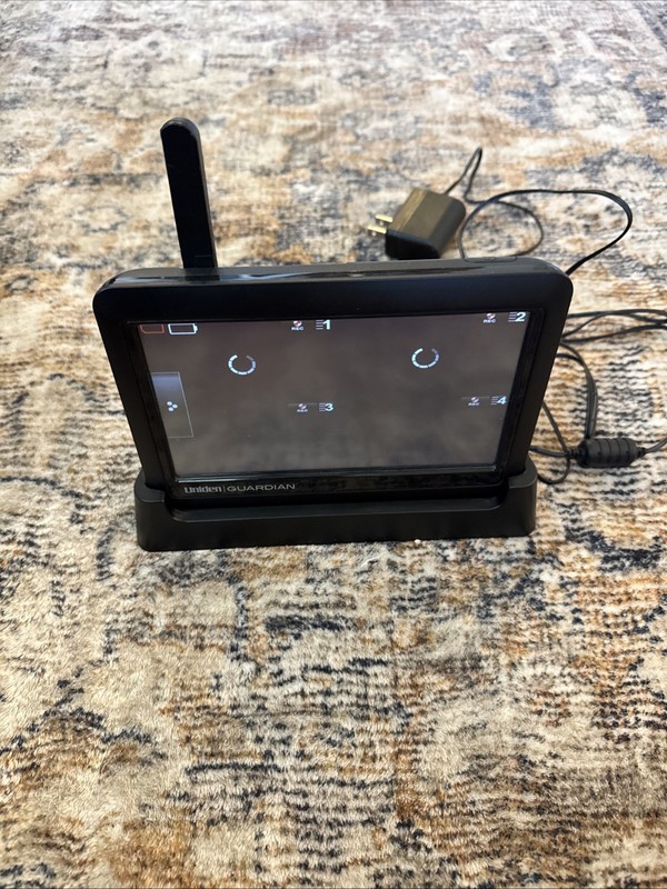 Uniden Guardian G766 G7 LCD Monitor With Dock & AC Adapter - Bad Battery * READ* gallery