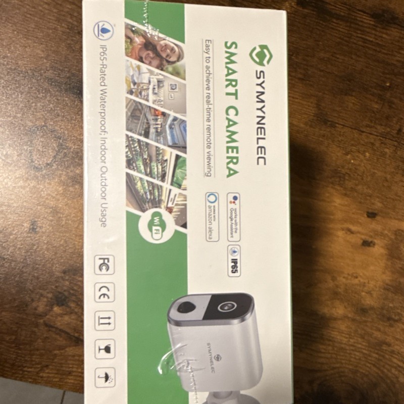 SYMYNELEC Smart Camera 1080P Wi-Fi IP IP65 Waterproof Alexa Indoor/Outdoor