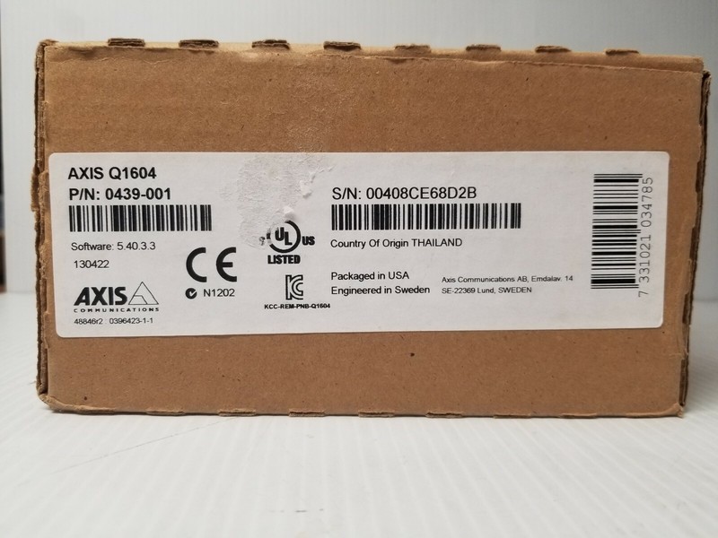AXIS Q1604 CMOS Fixed Network Camera, 2.8-8mm lens, Surveillance, P/N 0521-004 gallery