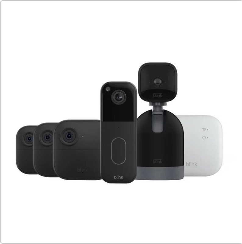 Blink Whole Home Security Camera System Bundle - Doorbell, 3 Cameras V4