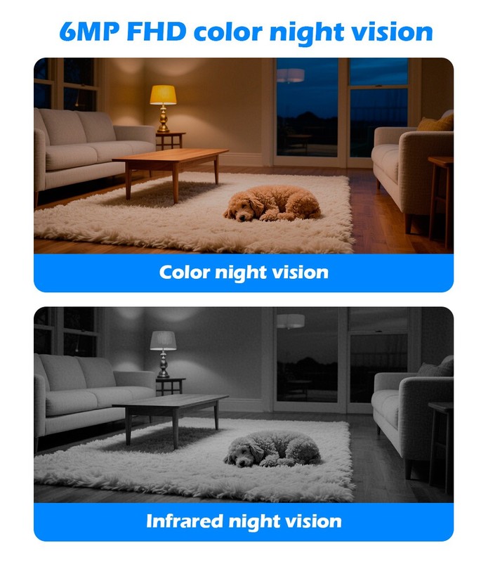 WiFi Security Camera Dual Lens Home Surveillance IP CCTV Pet Cam Monitor gallery