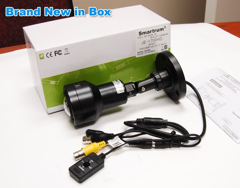 NEW 170˚ Super Wide Angle Outdoor IR Bullet Camera/2.4MP 1080P/HDTVI/CVBS Video gallery