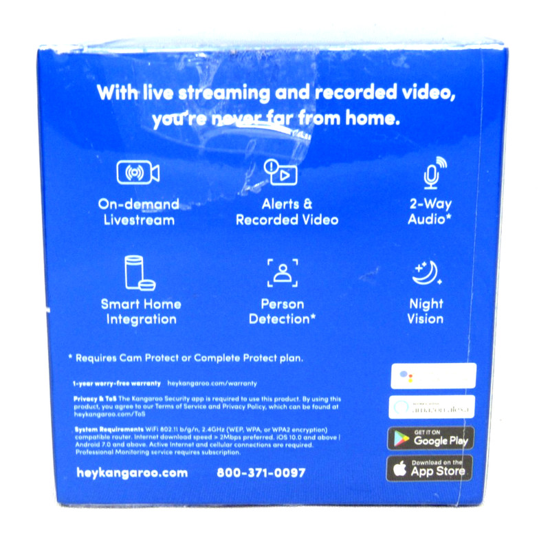 Kangaroo Indoor + Outdoor 1080p HD Video Cam Wired Weatherproof Security Camera gallery